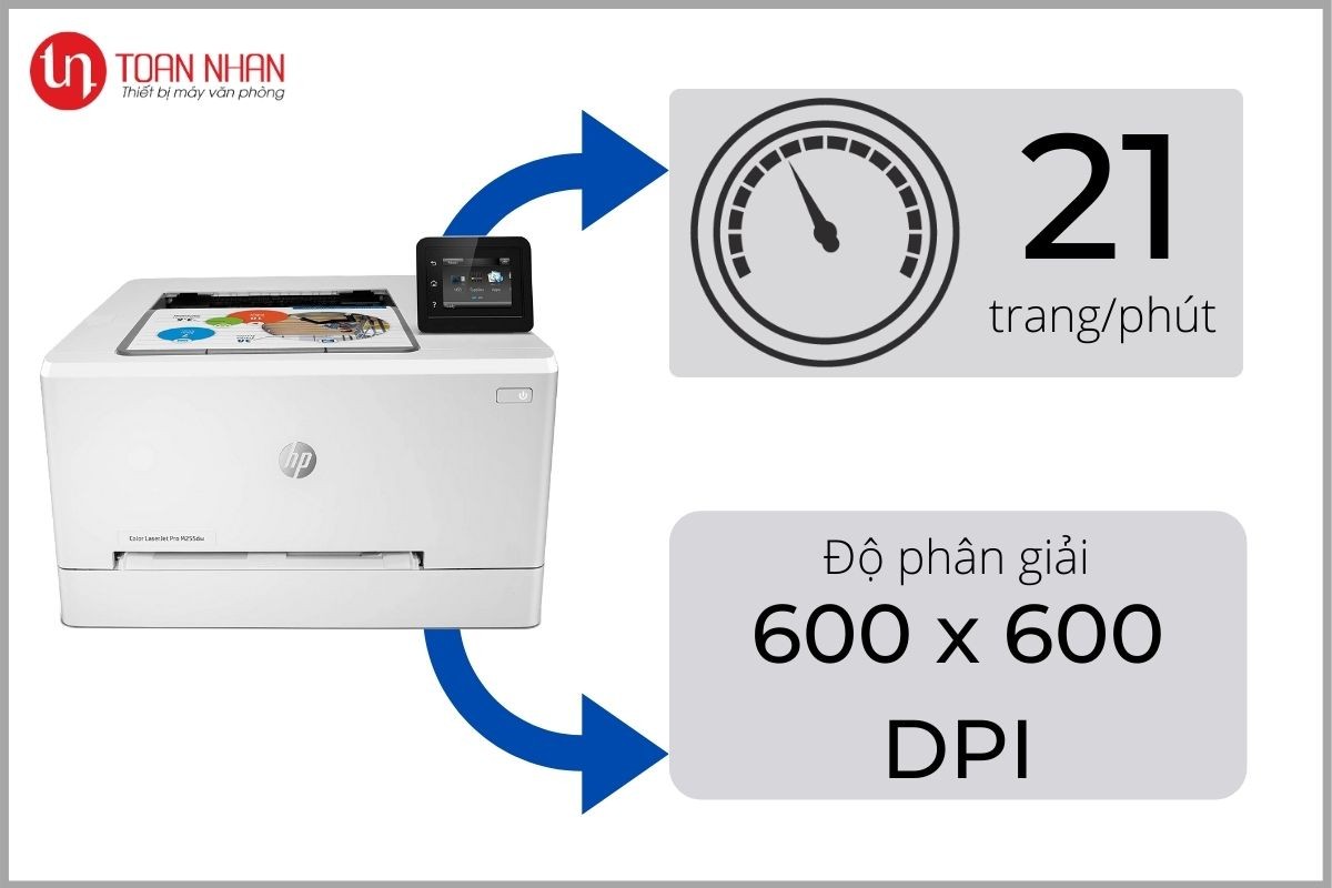 tính năng in ấn máy in laser màu HP M255dw