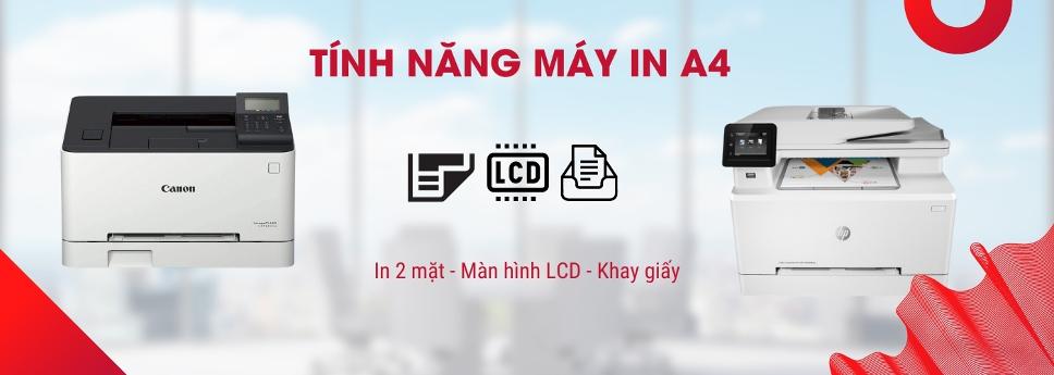 tính năng máy in a4