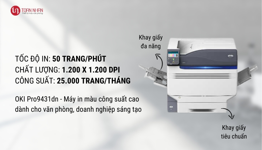 tính năng máy in laser màu OKI Pro9431dn