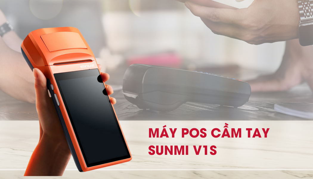 máy POS cầm tay Sunmi v1s