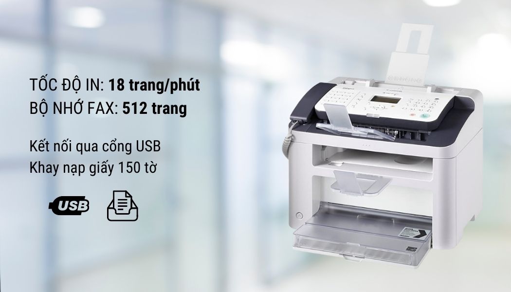 tính năng máy in đa năng Canon Fax L170