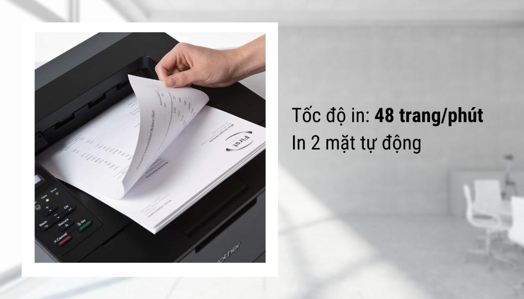 tốc độ máy in laser Brother L6200dw