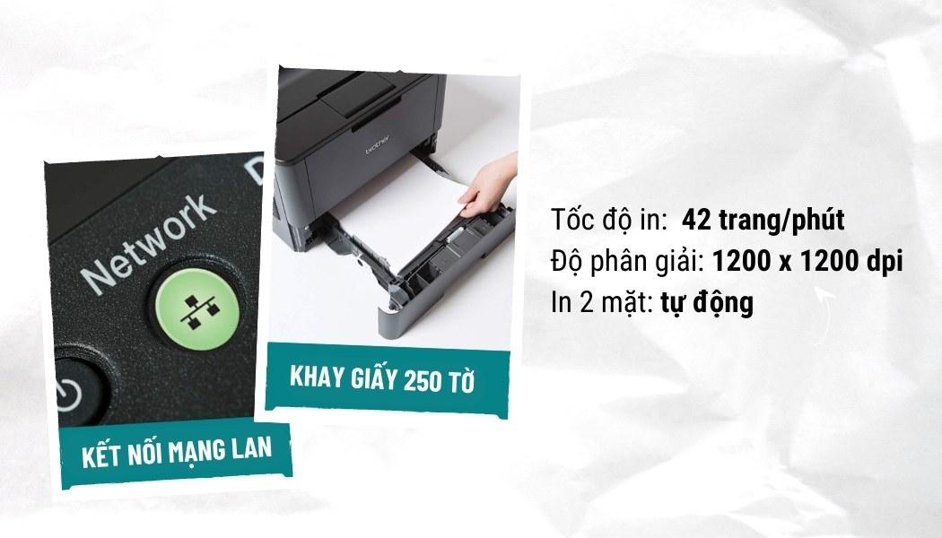 tính năng máy in laser Brother HL-5100DN
