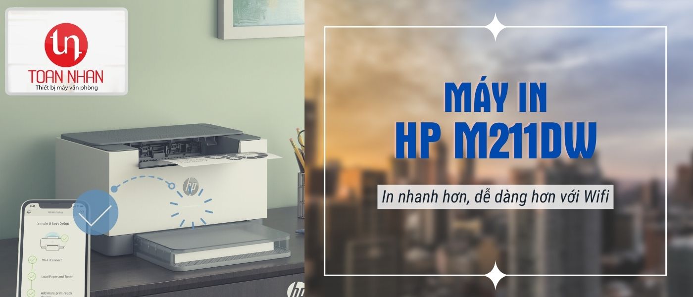 Máy in HP M211Dw tổng quan