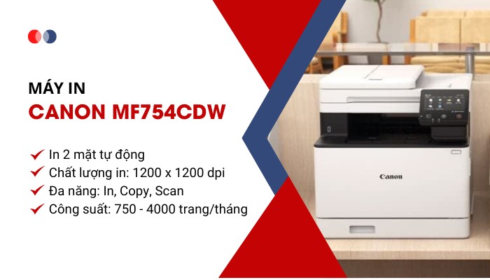 tính năng máy in Canon 754Cdw