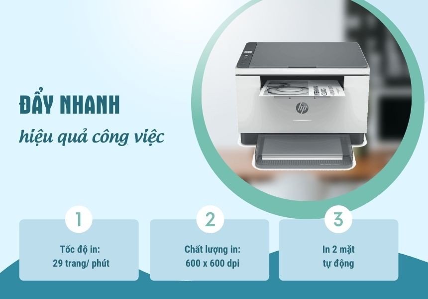 tính năng máy in laser HP 236Dw
